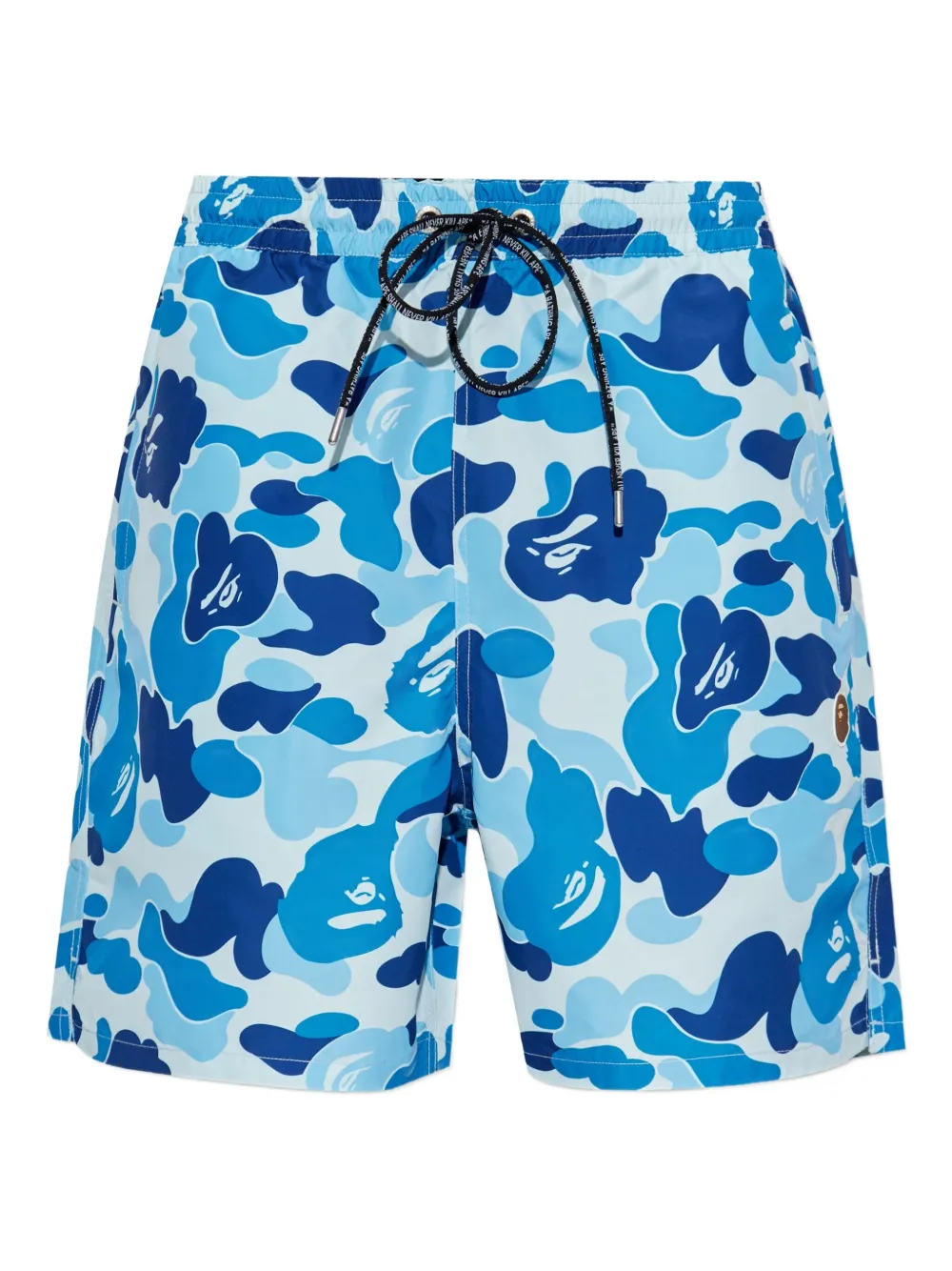 

Шорты с камуфляжным узором A BATHING APE, синий