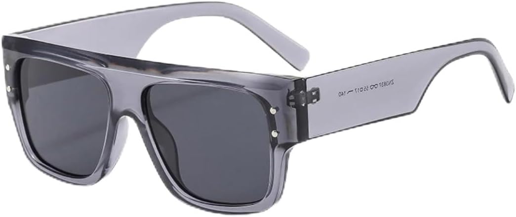 

Солнцезащитные очки с защитой от УФ-излучения UV400 | Крупная панк-оправа | Линзы конфетных цветов для занятий спортом на открытом воздухе и вождения DSVIGF, Gray Gray