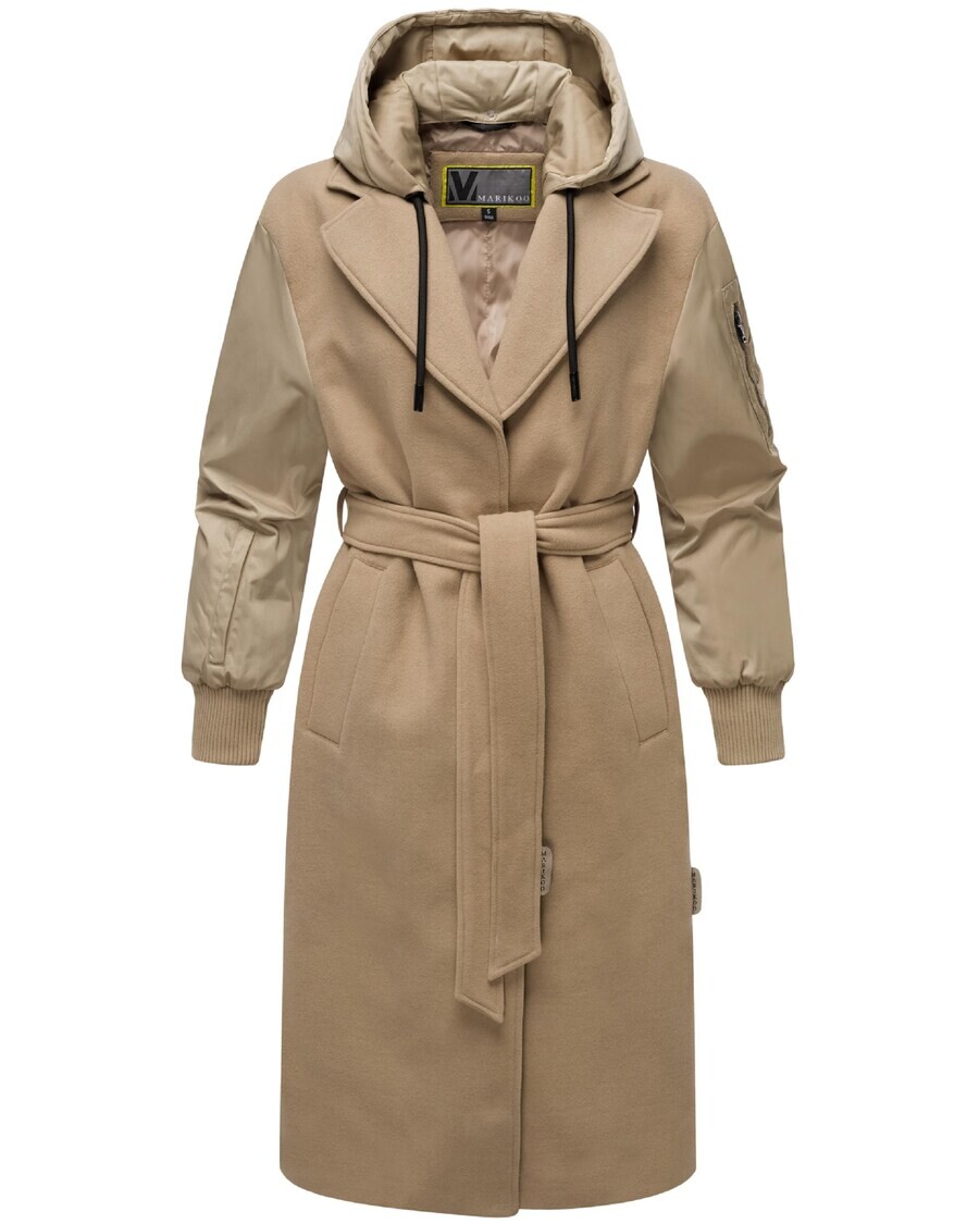 

Межсезонное пальто MARIKOO Between-Seasons Coat Tjadee 16, песочный