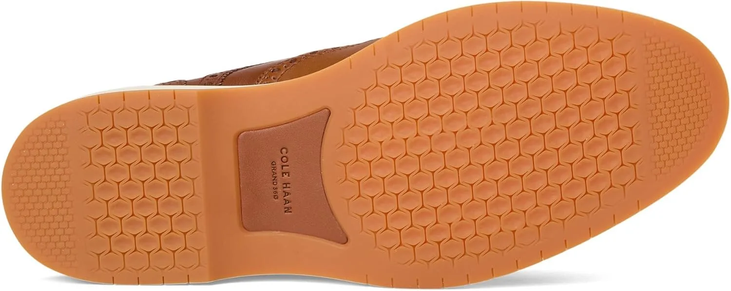 Мужские оксфорды Cole Haan Morse Grand Wingtip, слоновая кость — фото 4