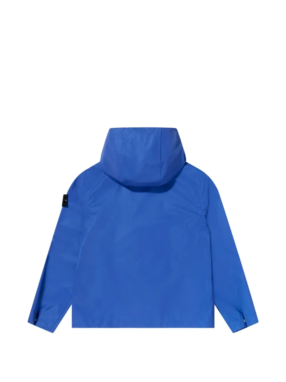 Куртка с капюшоном и нашивкой с логотипом Stone Island Junior, синий — фото 2