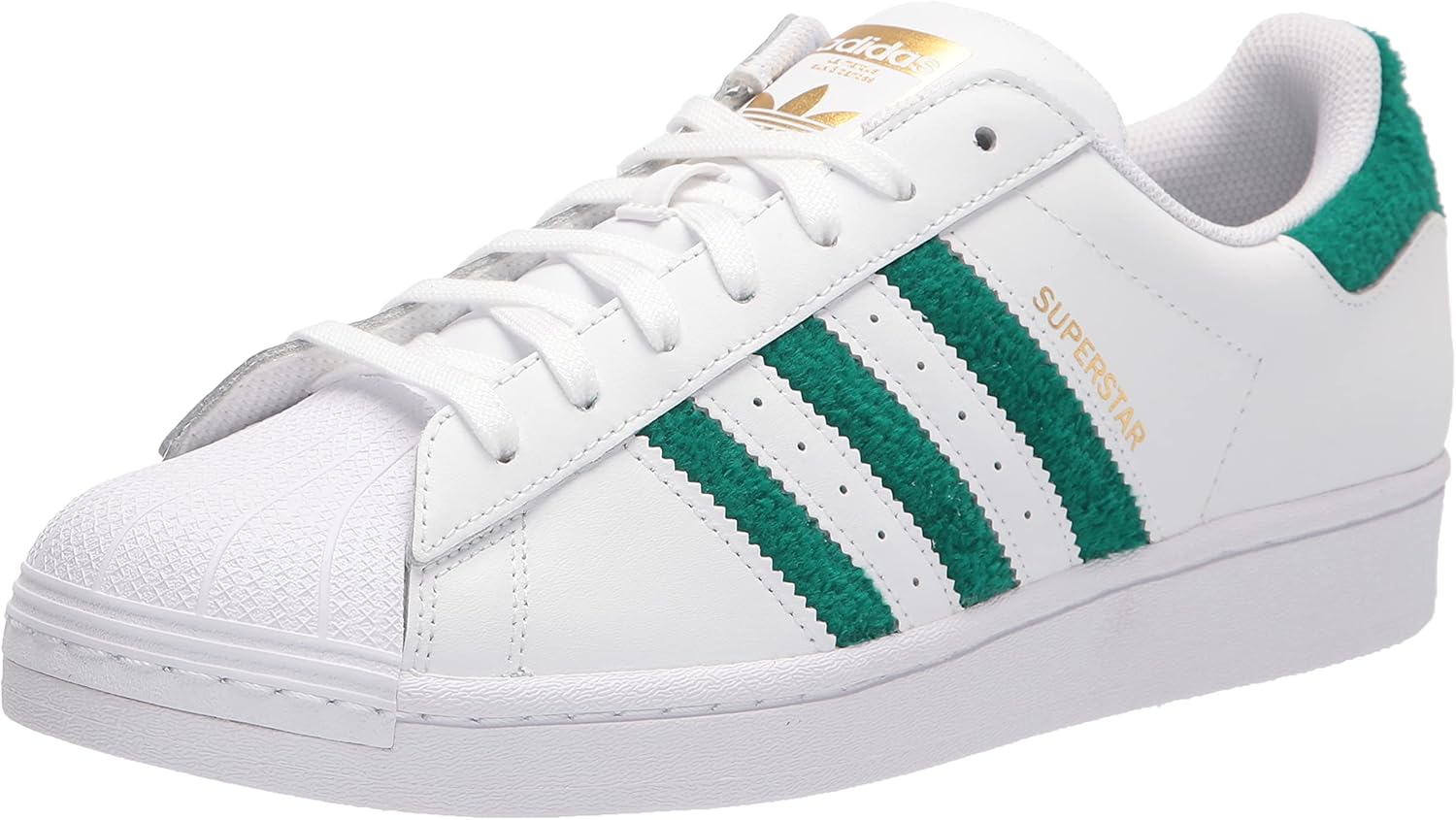 

Мужские кроссовки Adidas Superstar, белый/золотой