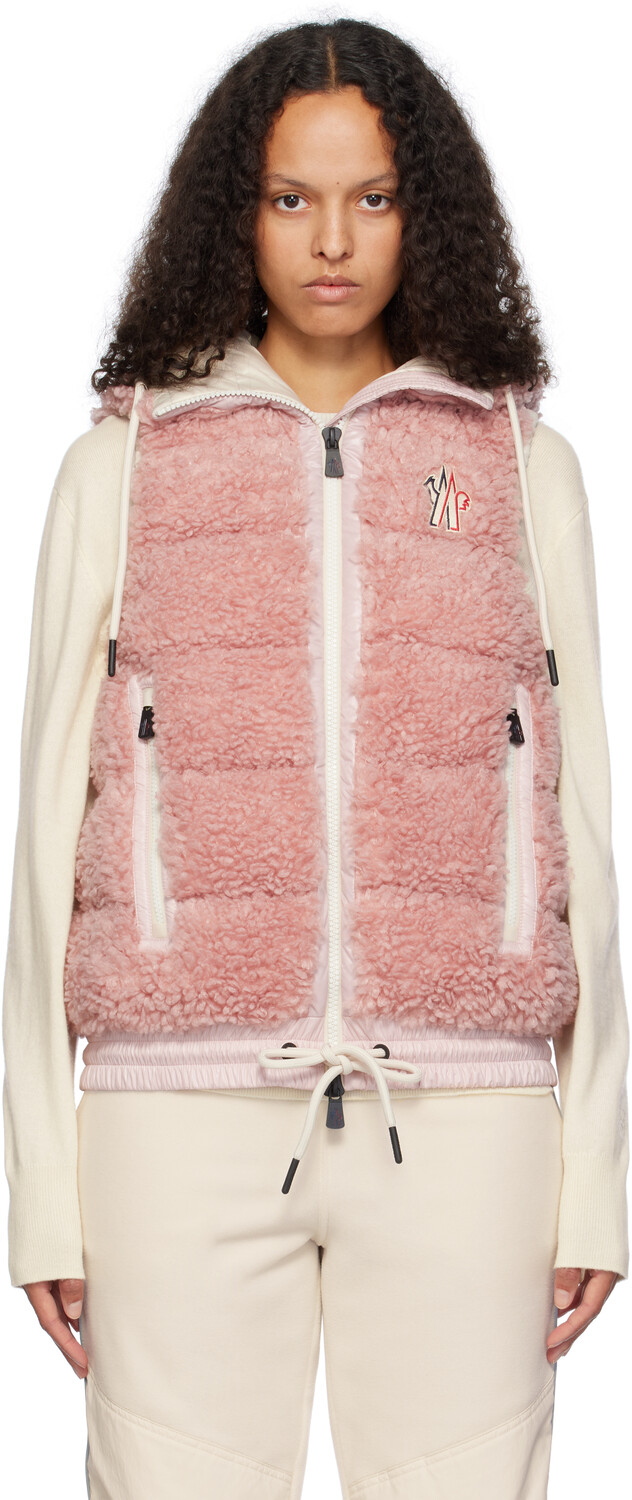 

Утепленный жилет Тедди на молнии Moncler Grenoble