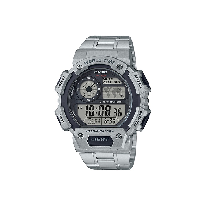 

G Shock AE 1400WHD 1A Casio, серебро watch case
