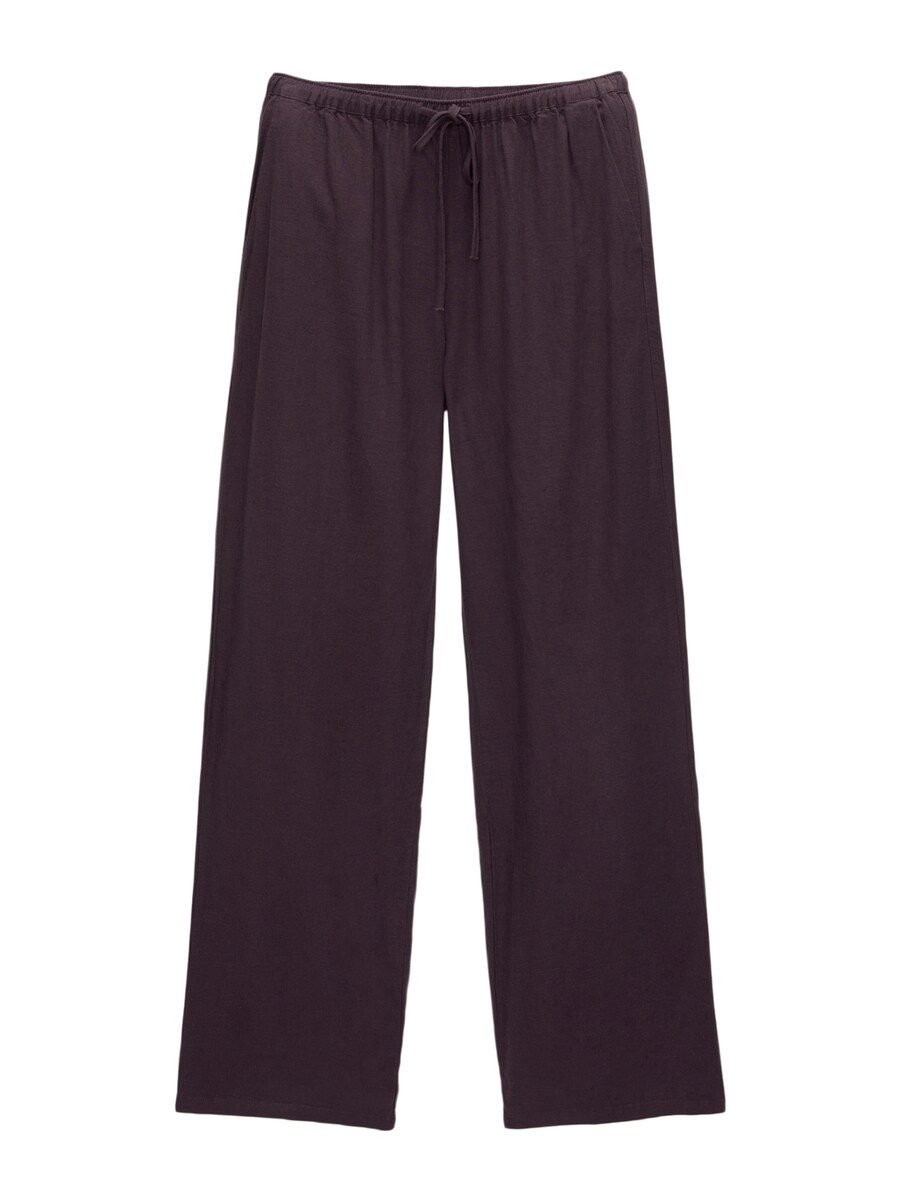 

Брюки свободного кроя Pull&Bear, цвет Wine red