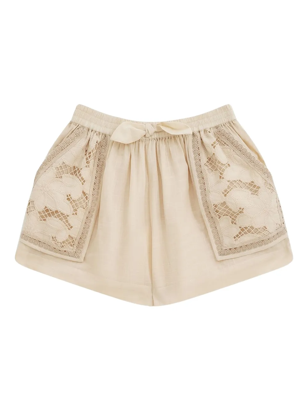 

Комплект Lucky из блузки и шортов ZIMMERMANN Kids, нейтральный