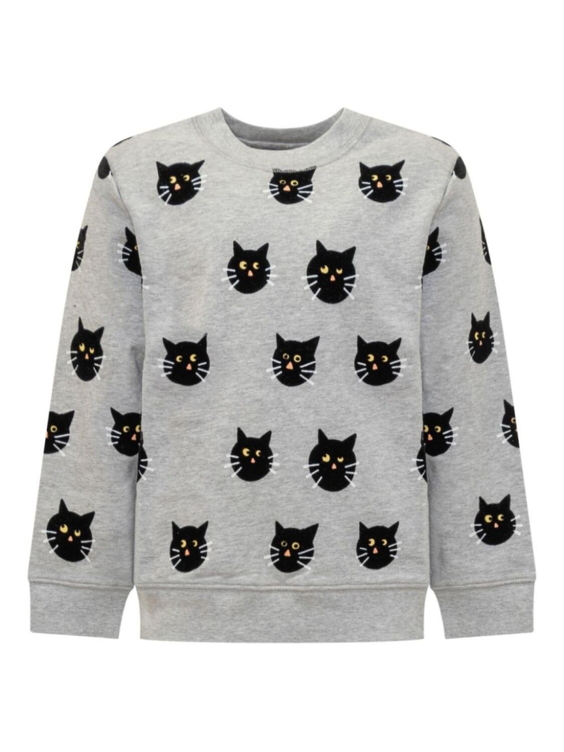 

Толстовка с принтом «кошка» Stella McCartney Kids, серый