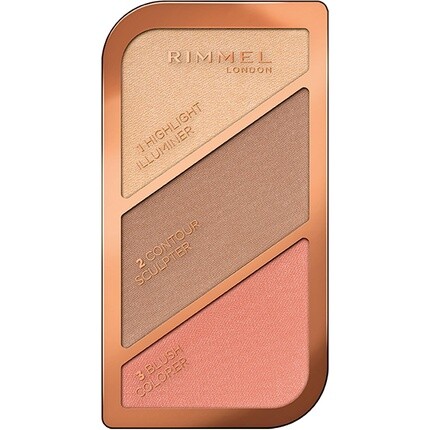 

Палитра хайлайтеров London Sculpting 3-Tone Coral Glow 18,5G, Rimmel