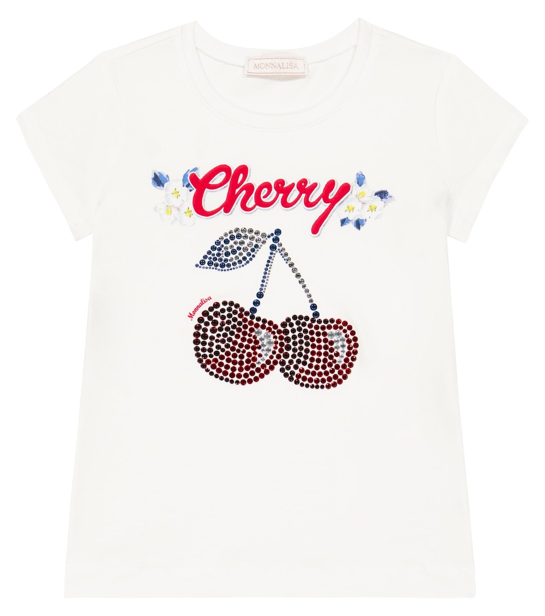 

Декорированная футболка из джерси x Disney® Monnalisa, белый