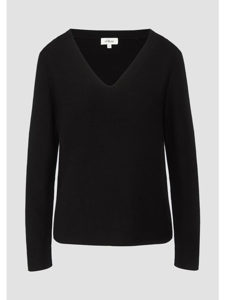 

Вязаный свитер в цвете 9999_черный s.Oliver