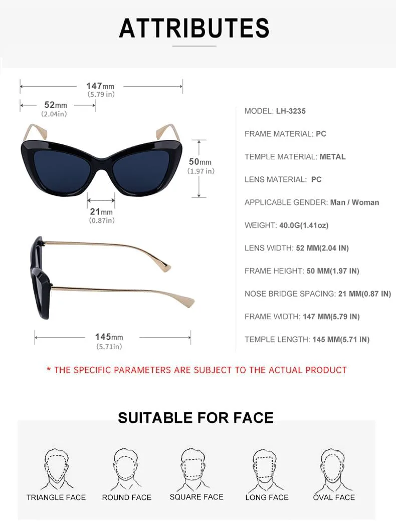 

Женские ретро-солнцезащитные очки в стиле «кошачий глаз» эпохи Y2K, выполненные в европейском и американском стиле, идеально подходят для танцовщиц Gksbnck, C3