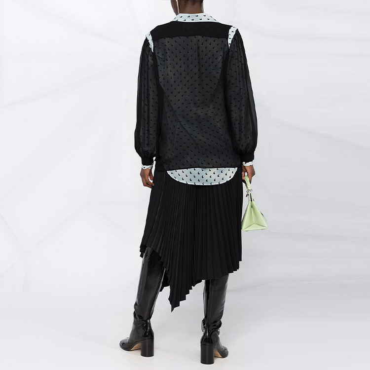 

Рубашка женская черная Maison Margiela