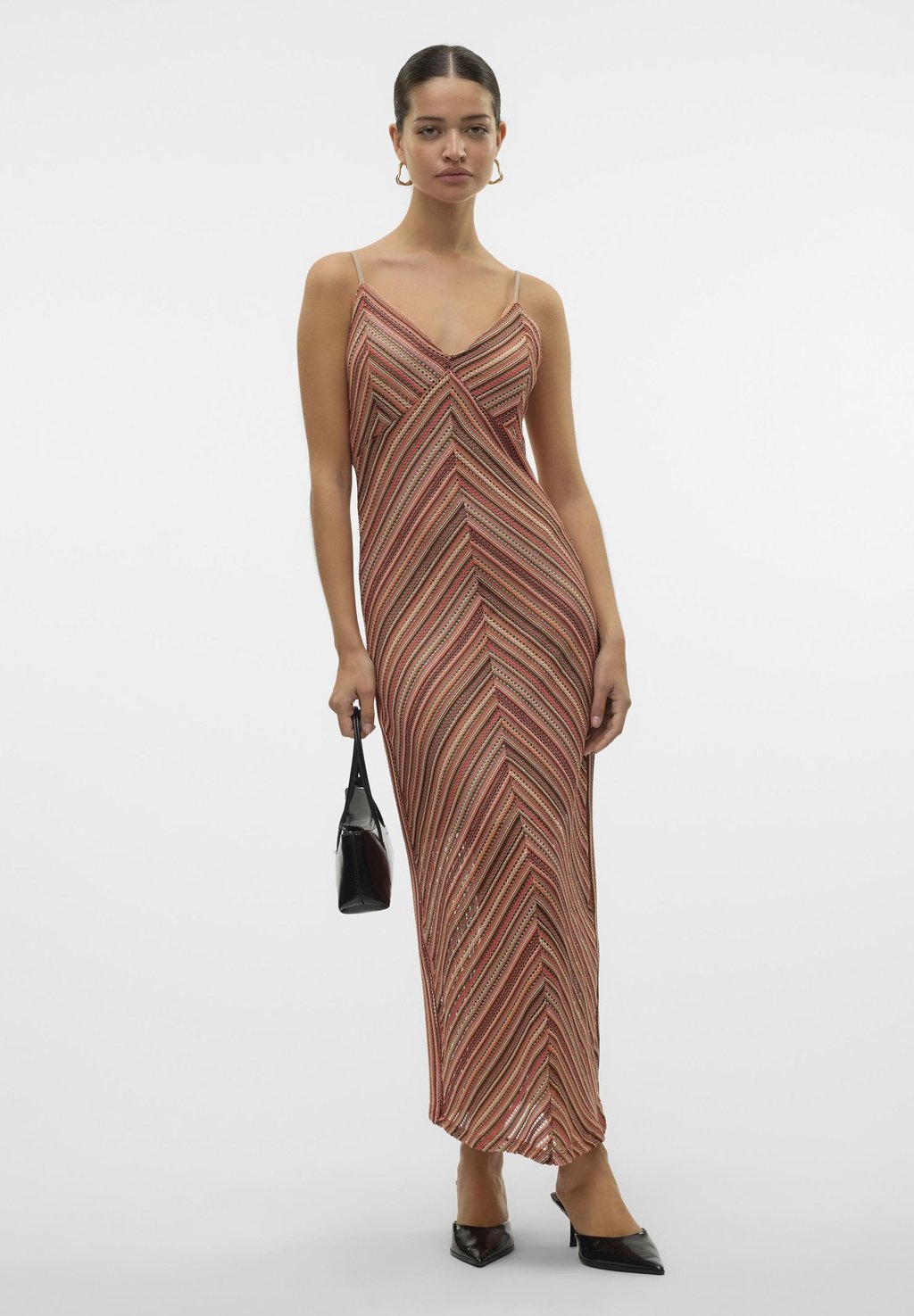 

Платье макси VMDEMI STRIPE SINGLET Vero Moda, розовый