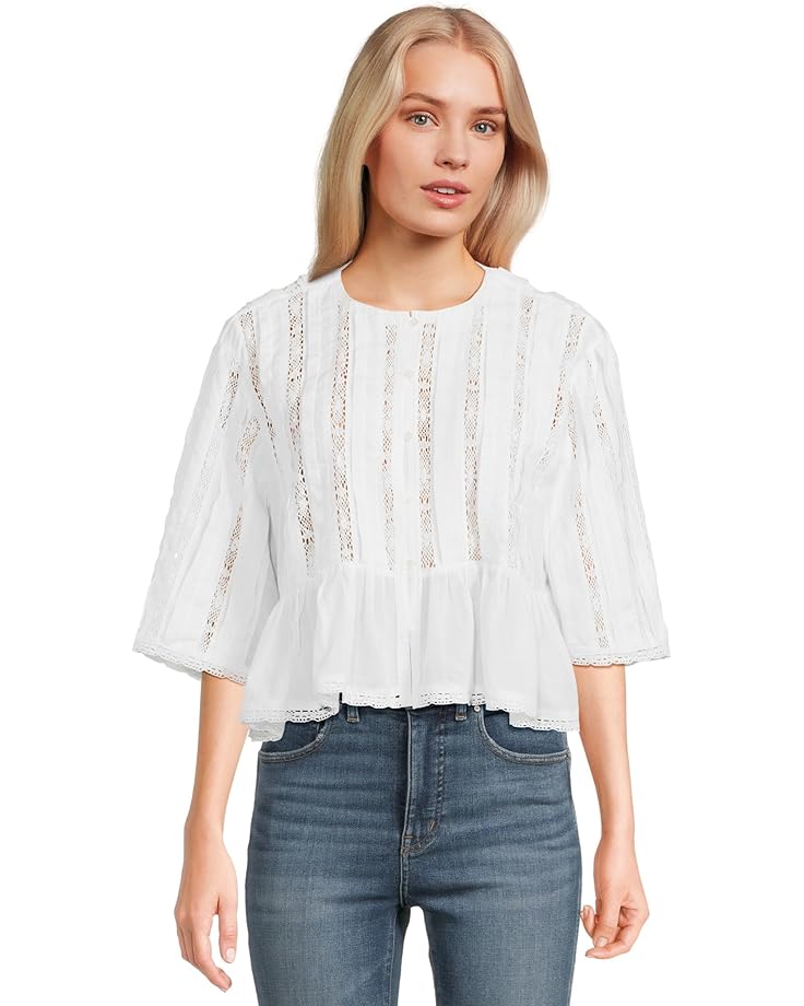 

Топ Madewell Bobbi Top - Cotton Viscose Voile, цвет Festival Red