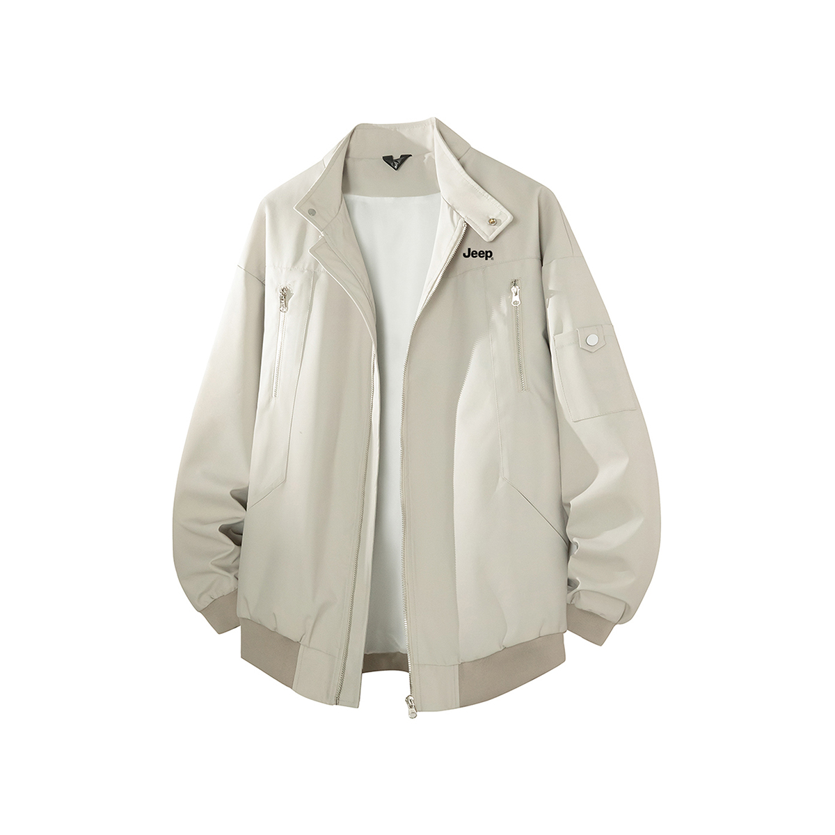 

Куртка Unisex Stand Collar Thickened Pilot Jeep, хаки оранжевый