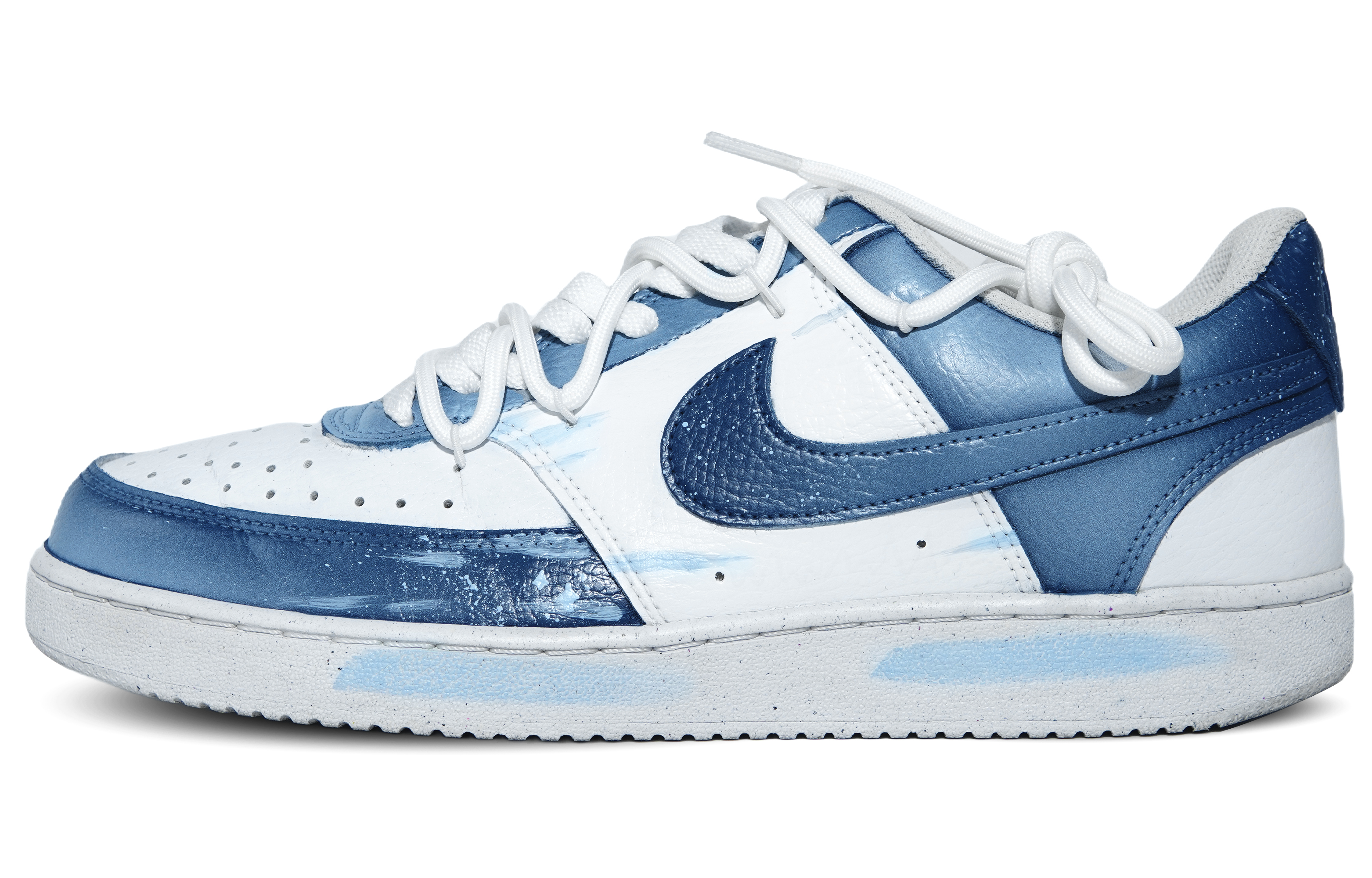 

Nike Кроссовки Court Vision 1 Fresh All Summer, износостойкие, низкие, для скейтбординга, мужские, небесно-голубые