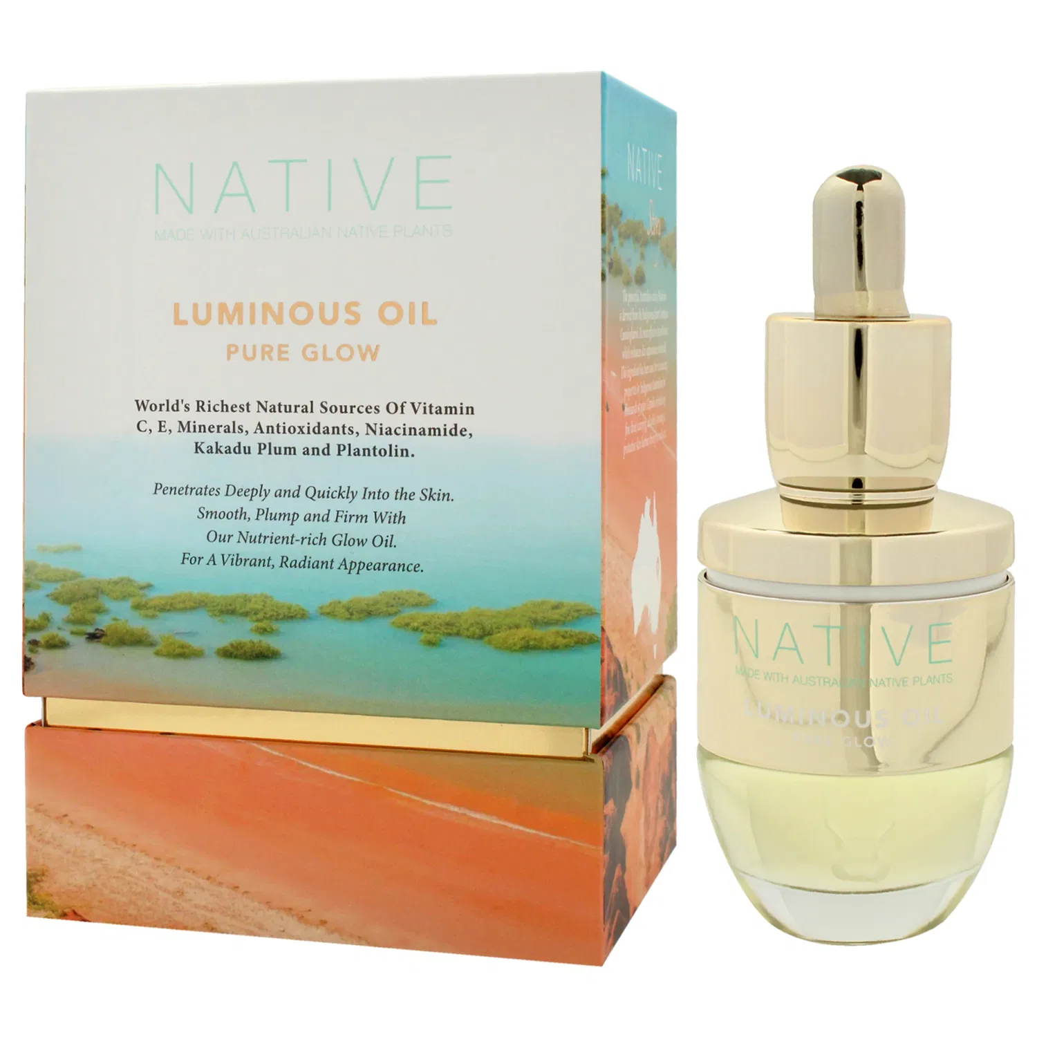 Масло для лица Native Luminous Pure Glow Oil от Klara для женщин - 1,01 унции, Clear — фото 4