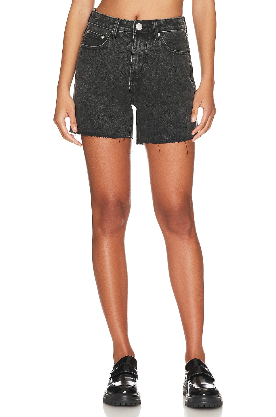 

Шорты superdown Amelia Denim Short, черный