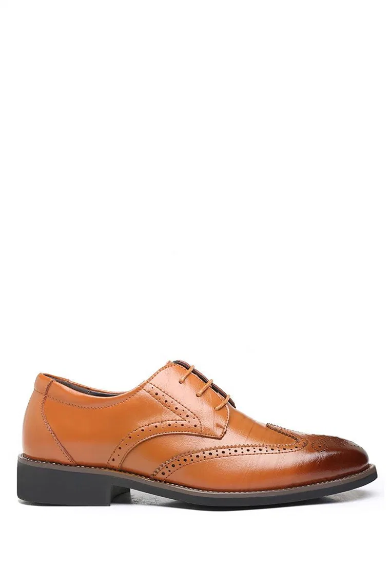 Туфли оксфордские классические, кожа, модель MC7196 Twenty Eight Shoes, светло-коричневый