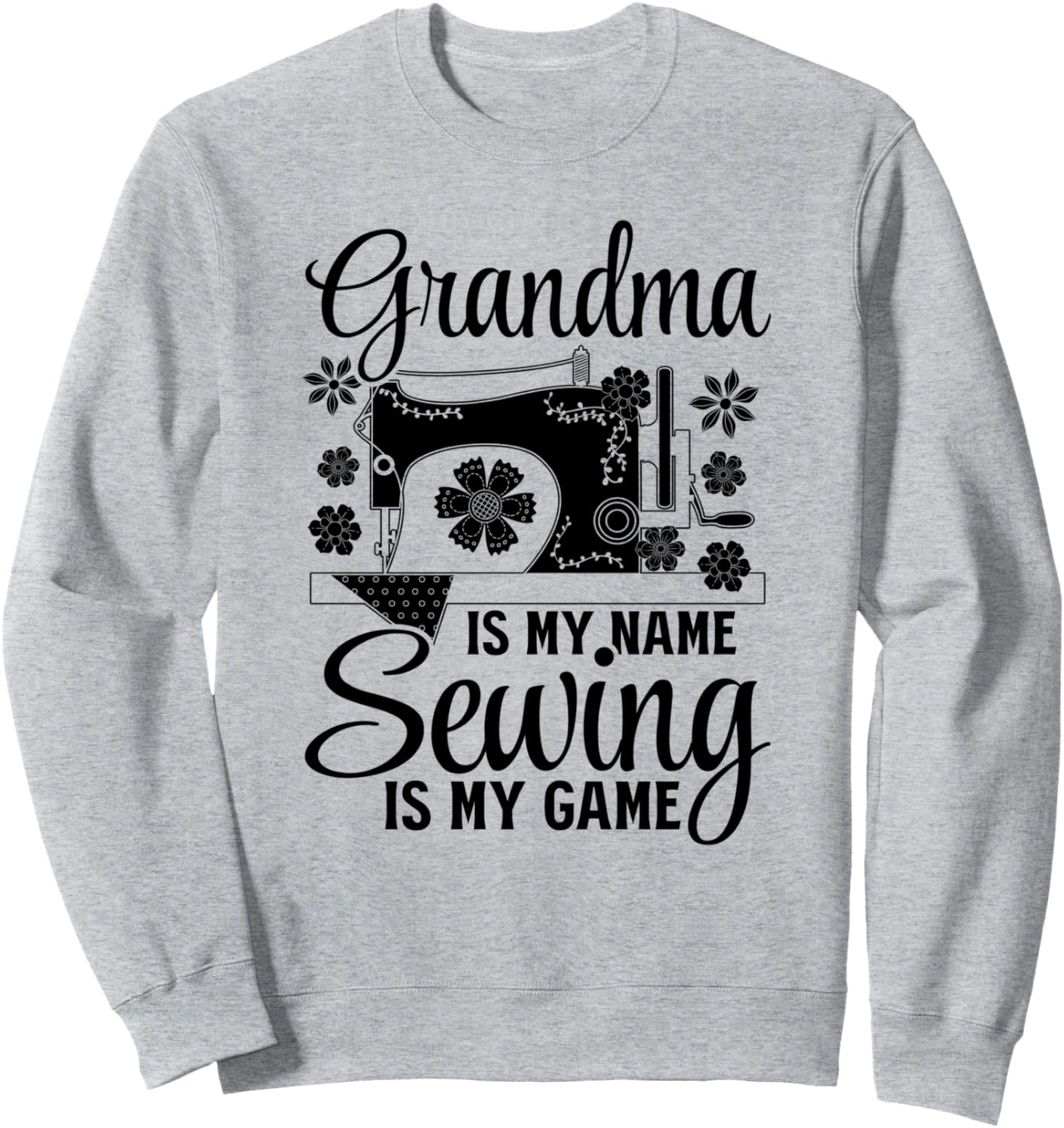 

Меня зовут бабушка, и шитье - мое хобби. - Толстовка «Шитье бабушки» Sewing Grandma Sewing Granny, серый