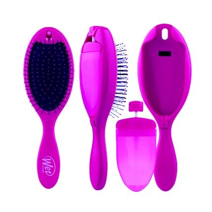 

2-в-1 лечебная расческа для волос, фиолетового цвета Wet Brush