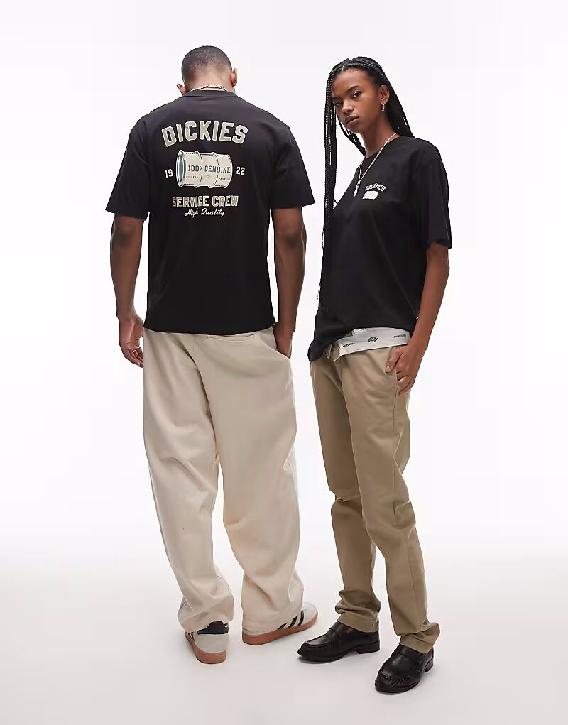 

Футболка Dickies с графическим принтом на спине, черная