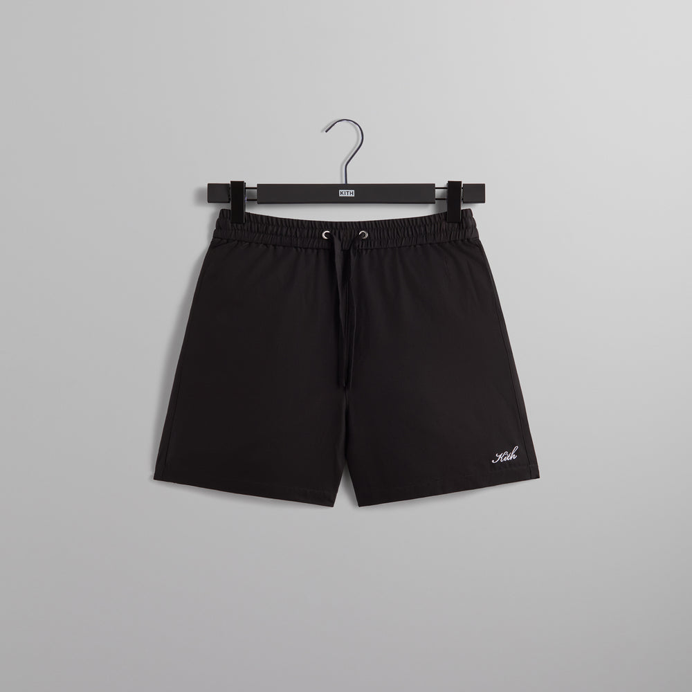 

Шорты Kith Silk Cotton Active Short, черный