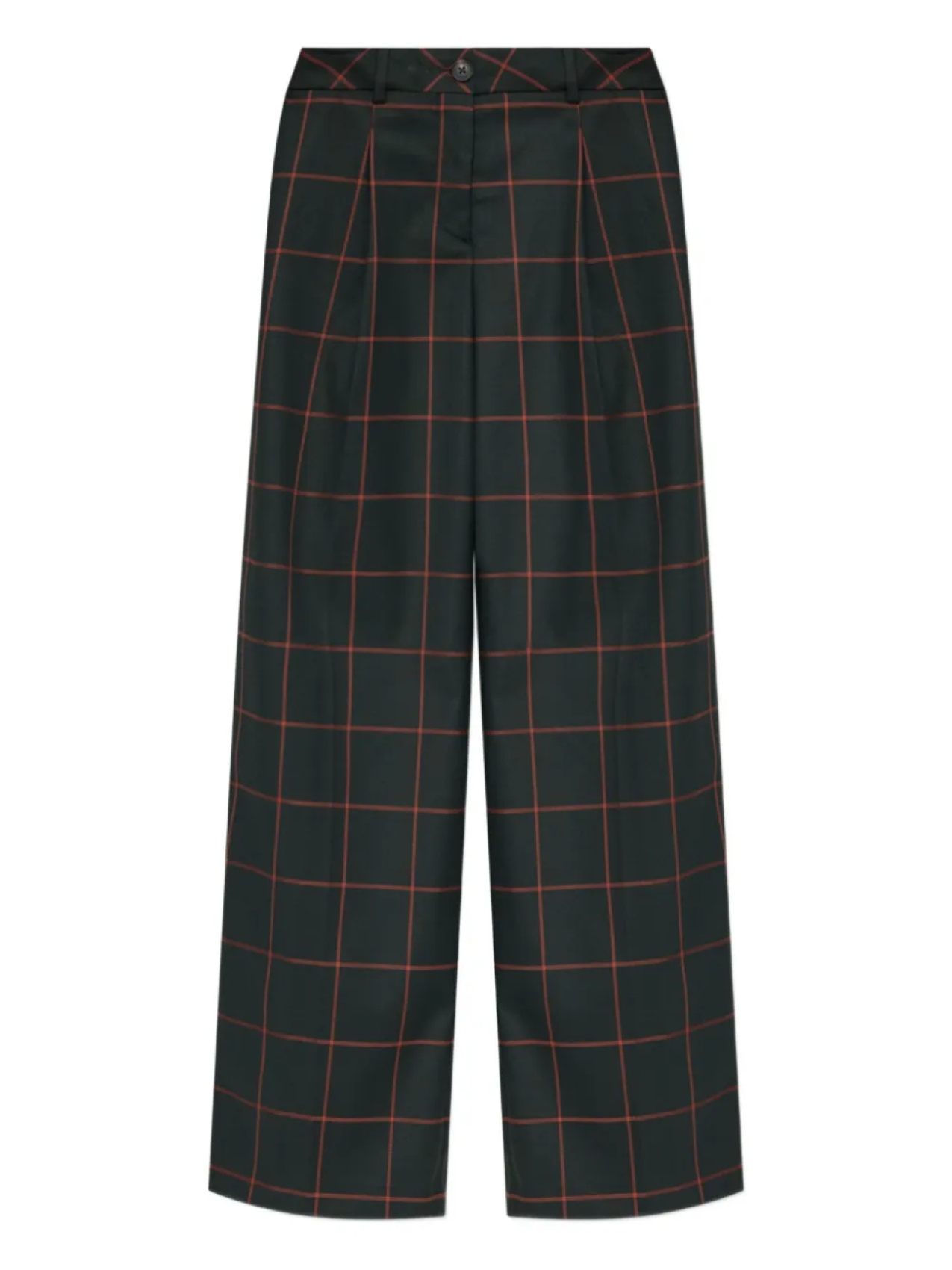 

Широкие брюки в клетку PS Paul Smith, зеленый