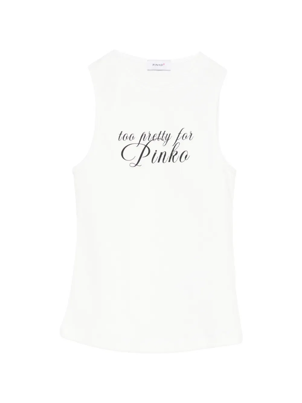 Топ с принтом логотипа Pinko Kids, белый