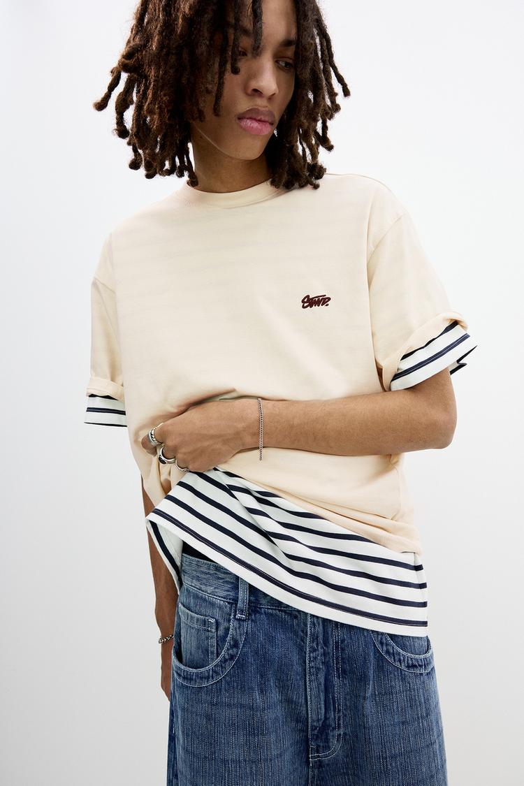 

Футболка с логотипом stwd Pull And Bear, белый