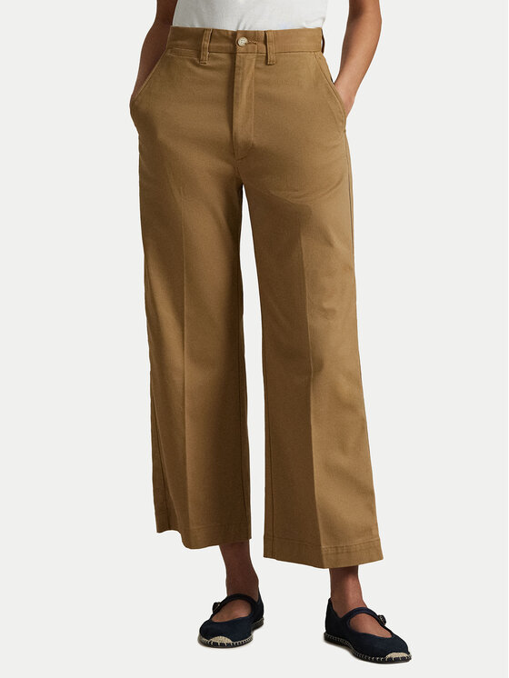 

Широкие брюки 211873988001 Polo Ralph Lauren, бежевый