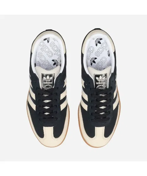 Мужские/женские кроссовки adidas Samba OG чёрные — фото 2