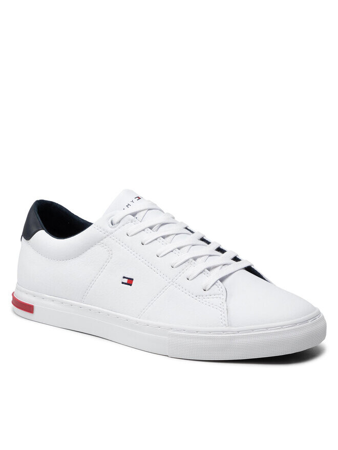 Кроссовки Tommy Hilfiger Essential Leather Detail Vulc FM0FM04047, белый — фото 2