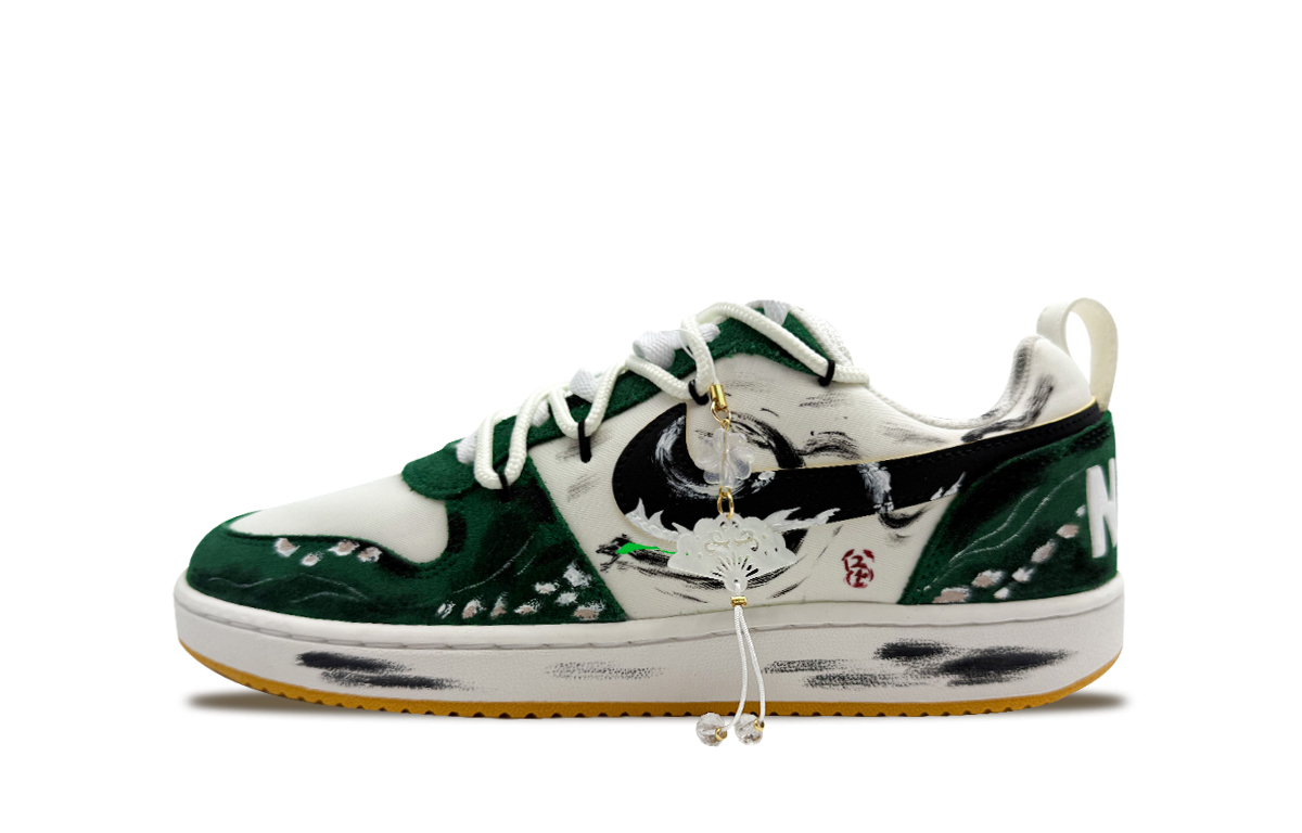 

Мужские кроссовки для скейтбординга Court Borough Slip Resistant Abrasion Resistant Low top Nike, Jasper