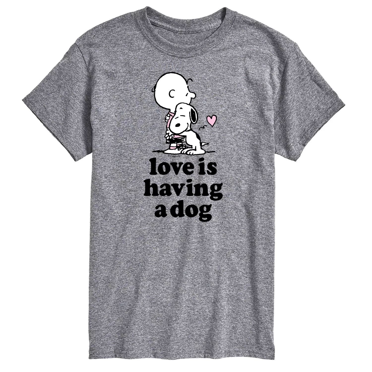 

Мужская футболка Peanuts Love Is Have Dog Tee Licensed Character