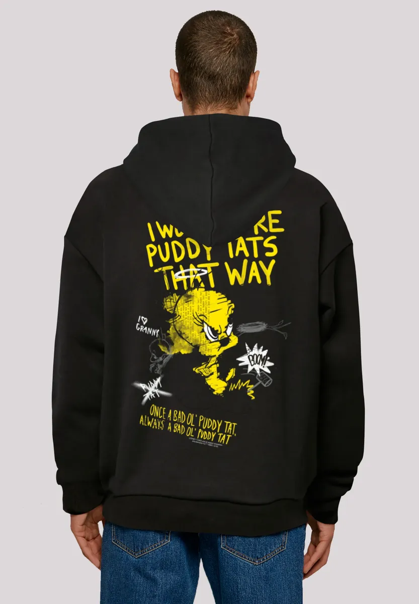 

Толстовка F4NT4STIC "Looney Tunes Tweety Pie More Puddy Tats", принт, черный