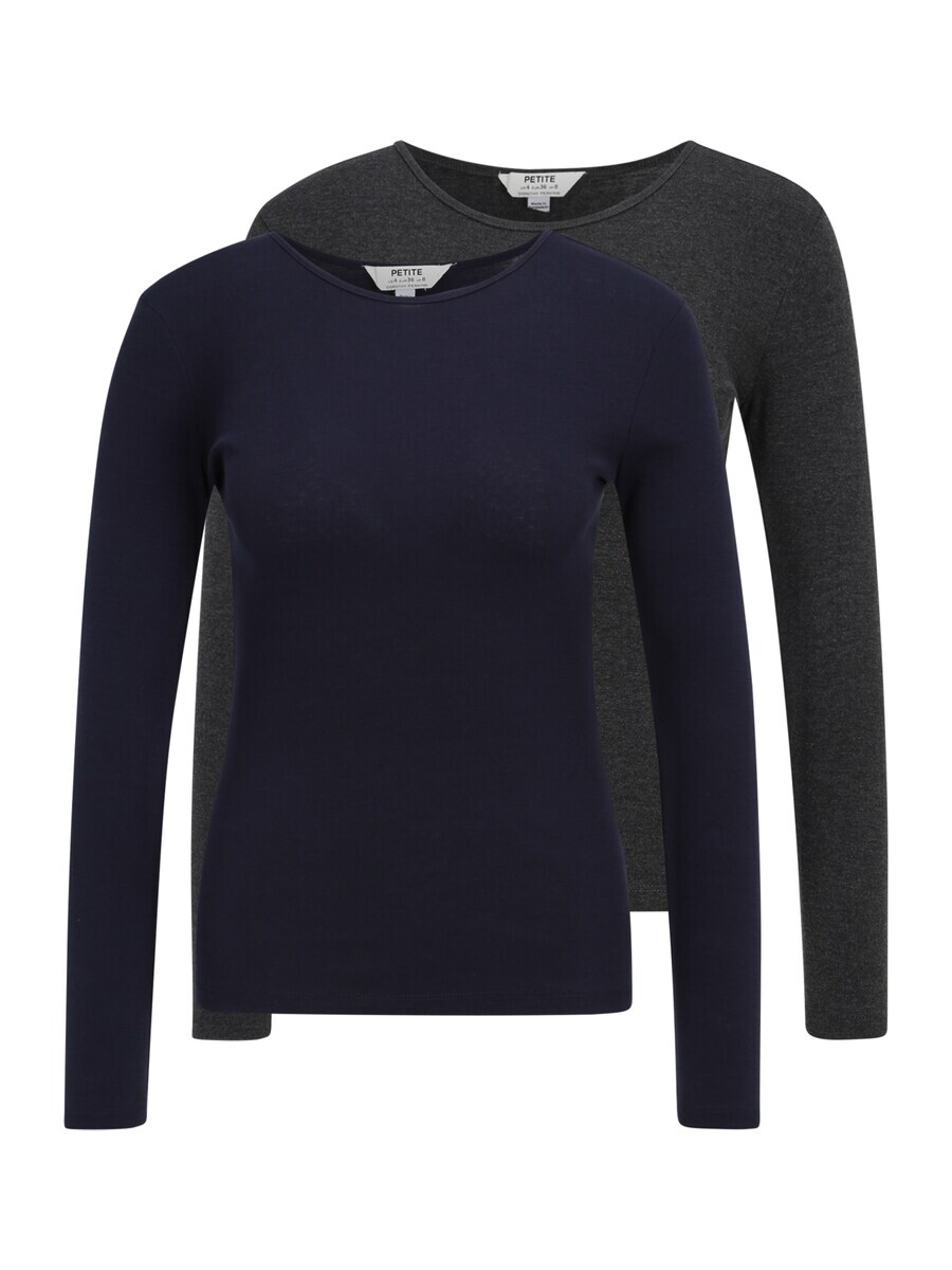 

Лонгслив Dorothy Perkins, темно-синий/пятнистый серый