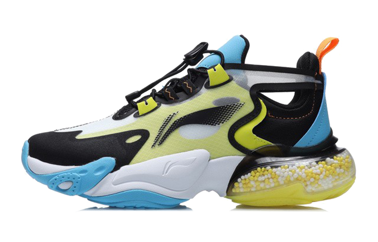 

Скользостойкие амортизирующие износостойкие дышащие легкие кроссовки Low top Running Shoes Black для подростков LINING YOUNG