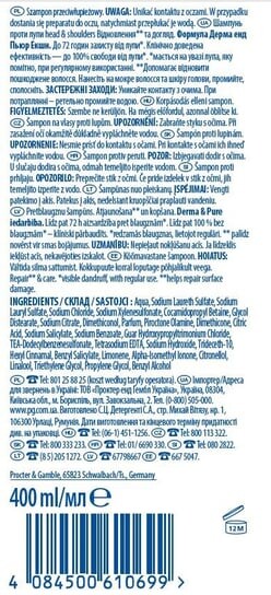 Шампунь против перхоти для женщин, 400 мл Head &Shoulders, Anti-Hairfall, Head&Shoulders — фото 2