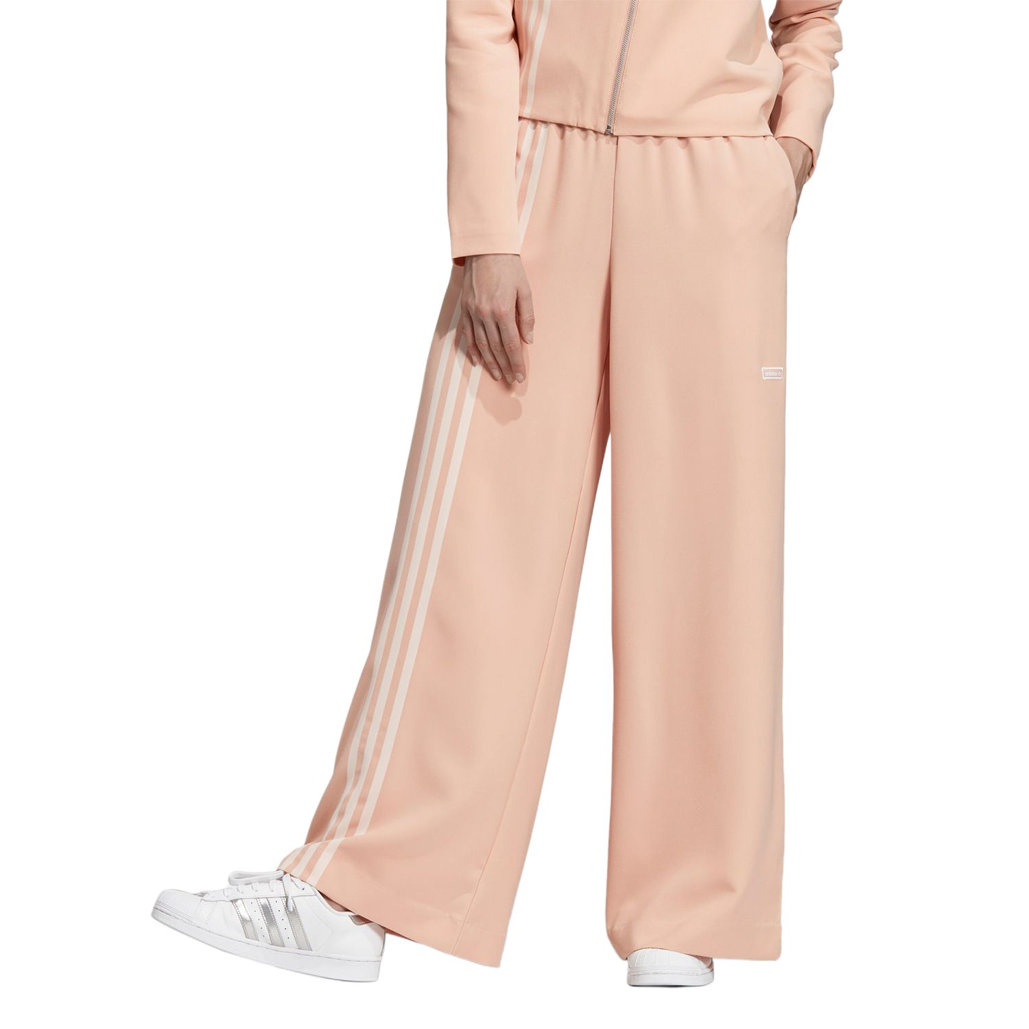 Clover Series вязаные спортивные штаны женские Adidas Originals, розовый — фото 4