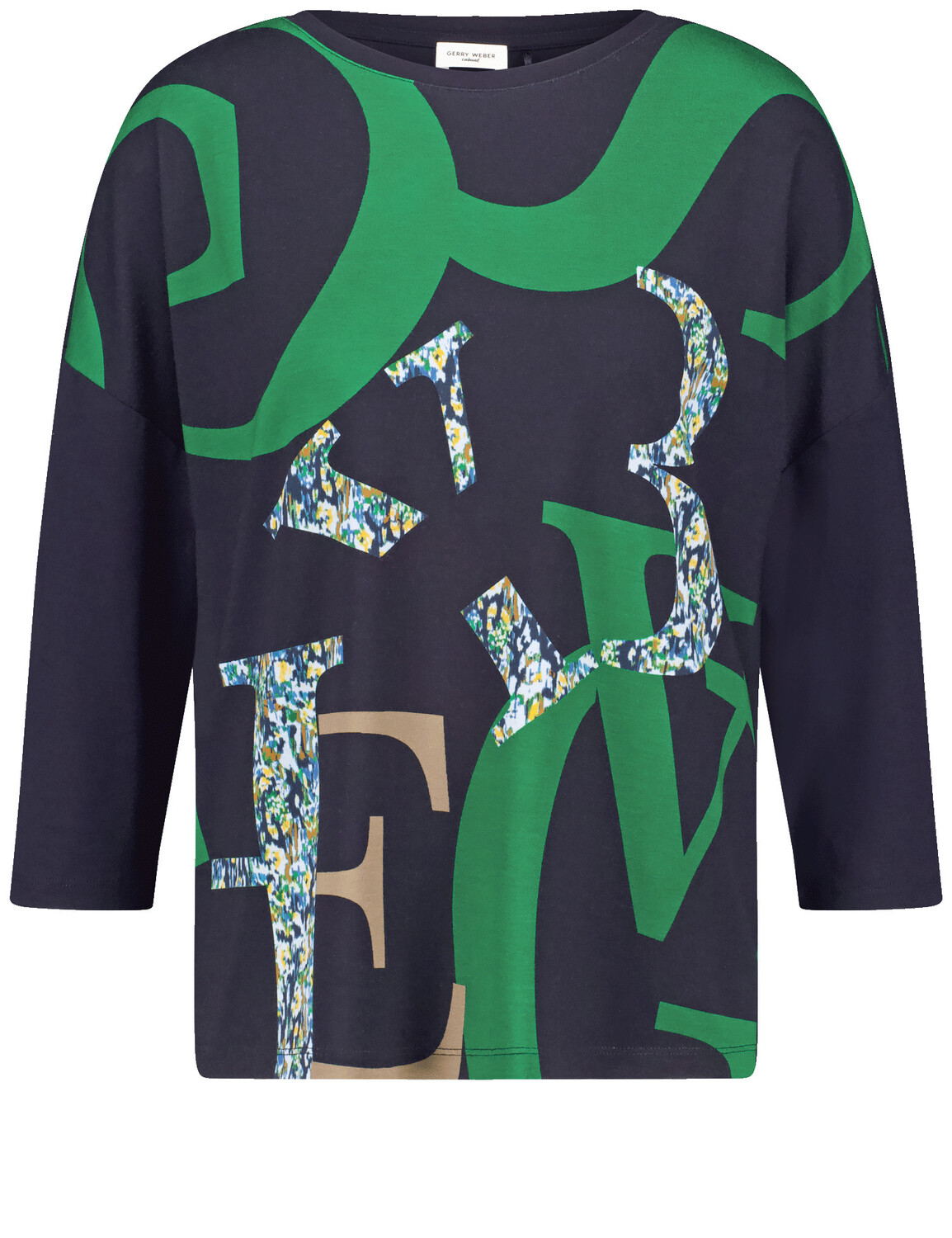 

Футболка Gerry Weber 3/4 Arm, цвет Placement/Navy