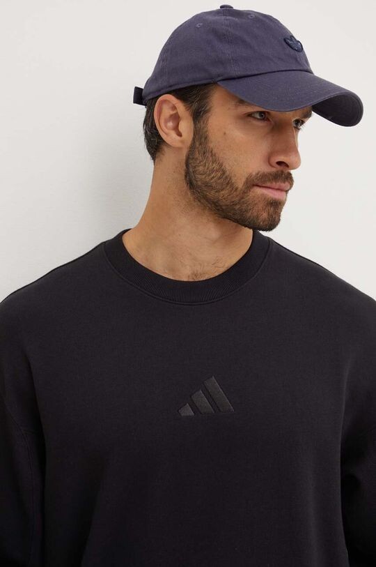 Толстовка из хлопка All SZN adidas, черный — фото 4