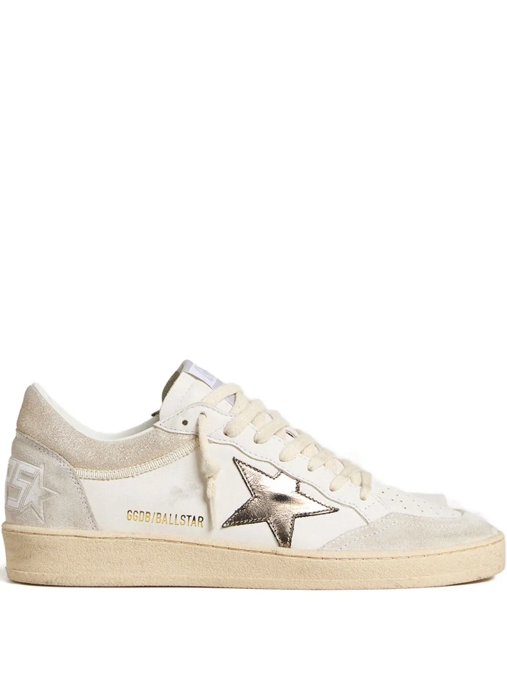 Кожаные кеды Ballstar GOLDEN GOOSE, нейтральный