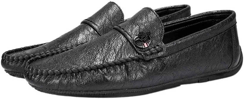 Лоферы из экокожи мужские, Black PUGHGAETZF