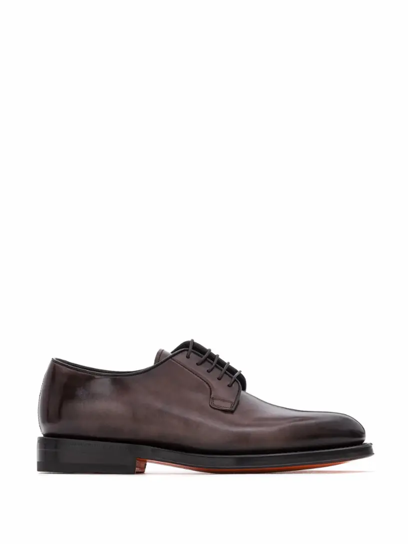 

Кожаные туфли Santoni, коричневый