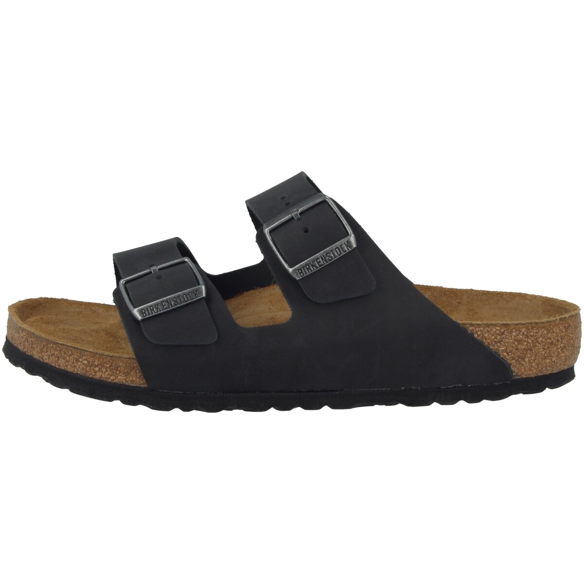 

Сандалии Birkenstock Arizona SFB geöltes Nubukleder Weichbettung normal, черный