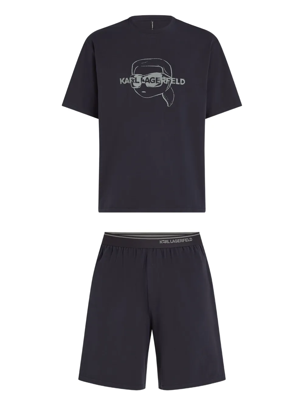 

Пижама с логотипом Karl Lagerfeld, черный