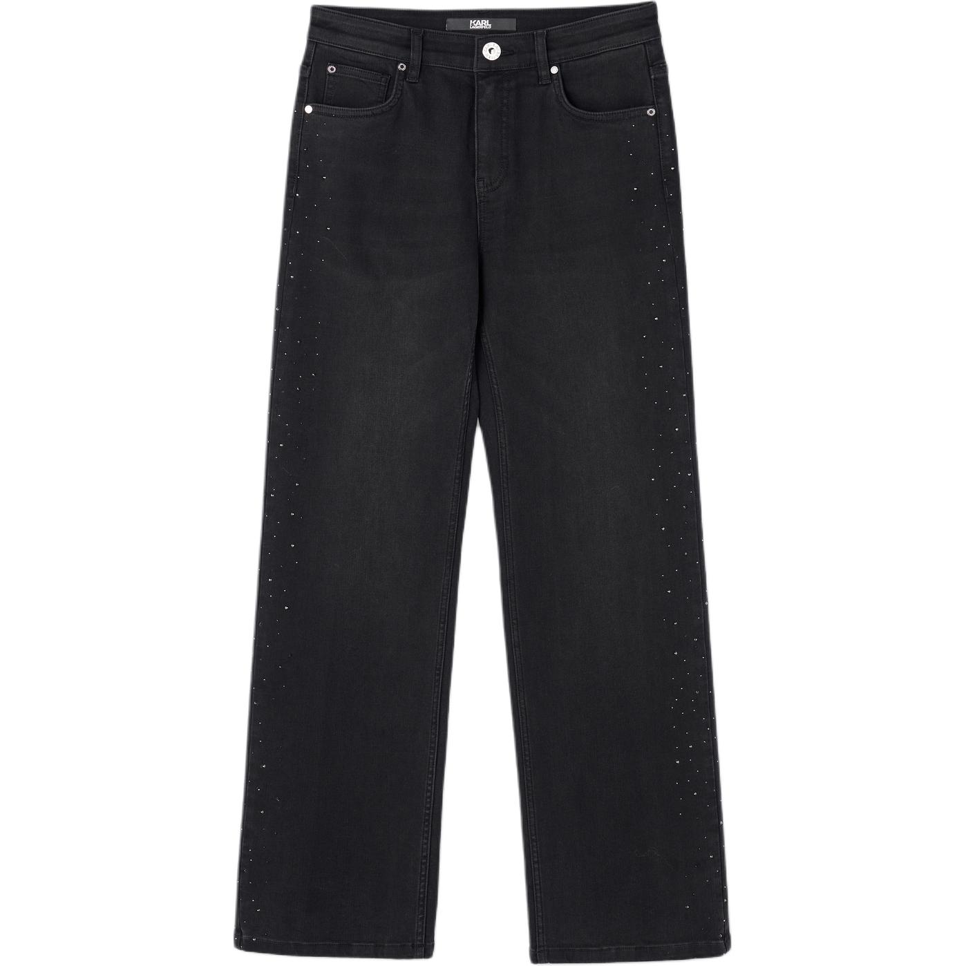

Джинсы KARL LAGERFELD FW25 женские KARL LAGERFELD/Karl Lagerfeld Jeans, черный