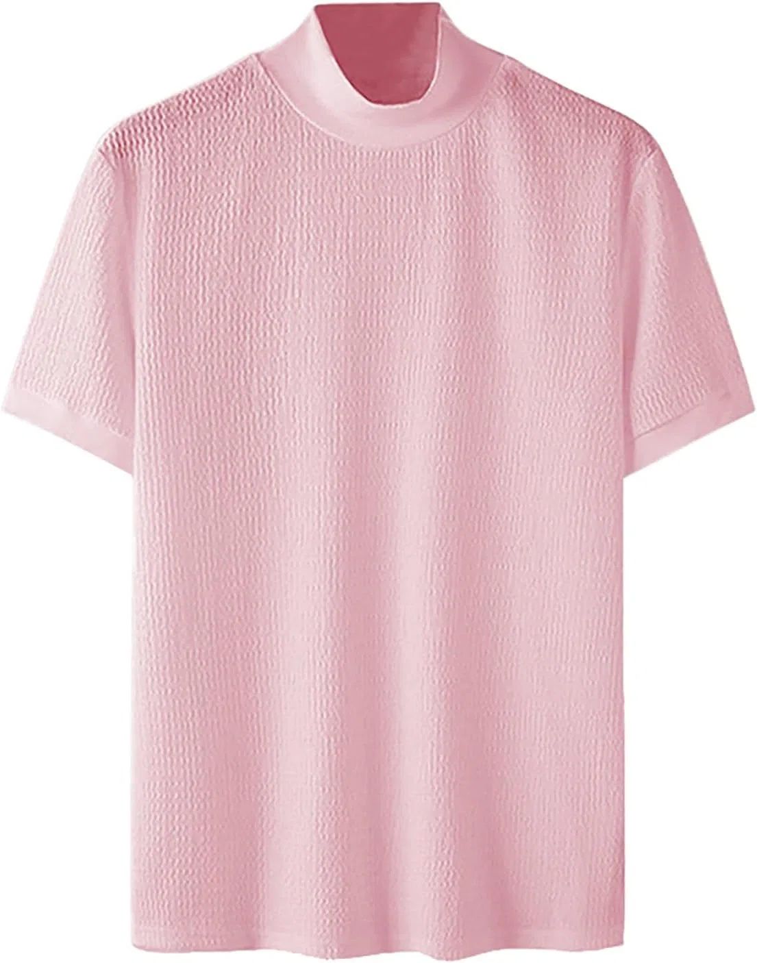 Футболка с горлом Muscle Fit, B-pink — фото 3