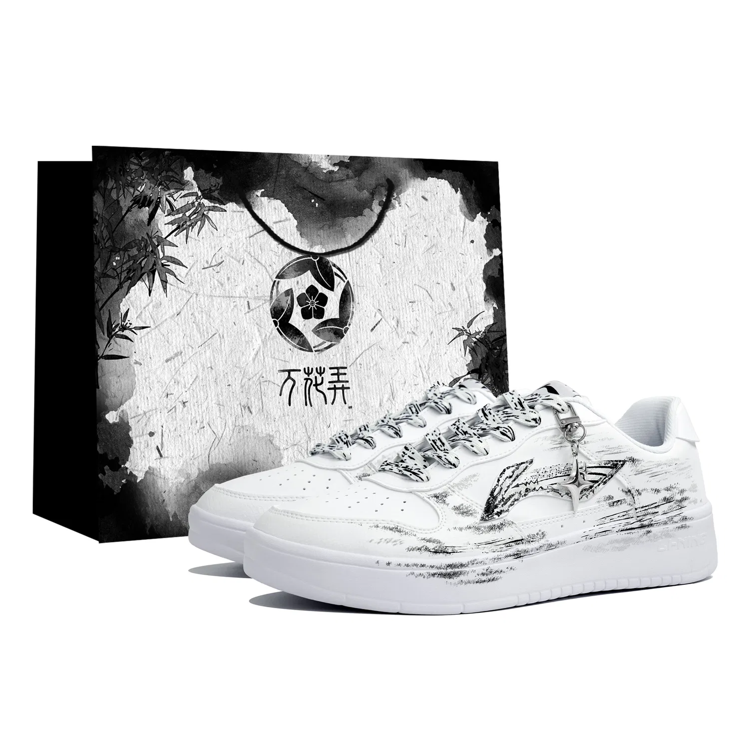Кроссовки повседневные Li-Ning Black White